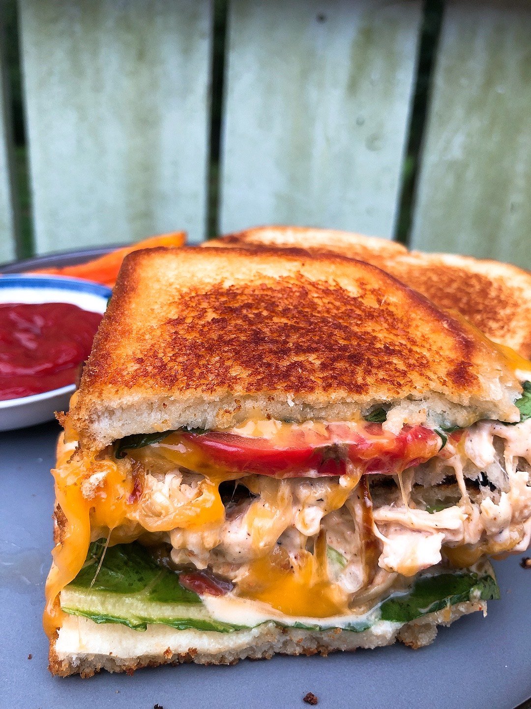 Chicken Tikka Sandwich Melt - The Yum Kitchen — Hmmm Yummy